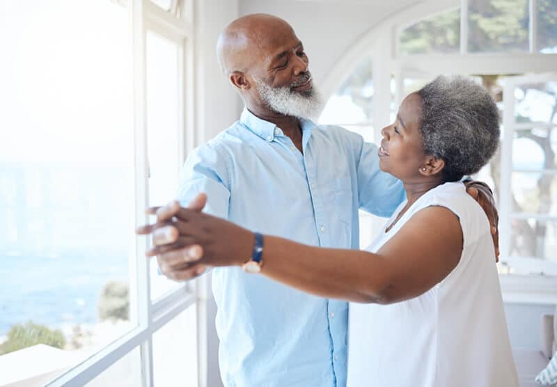 Couple Dancing in their kitchen